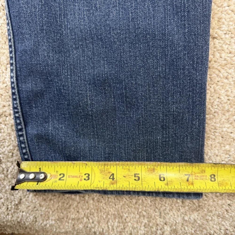 Calvin Klein Jeans Mens 33x28 Medium Wash Blue Denim Regular Straight Stretch
